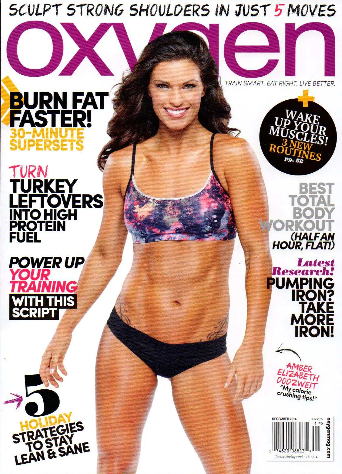 Andra, Clean In Sin City, Oxygen Magazine feature, December 2014